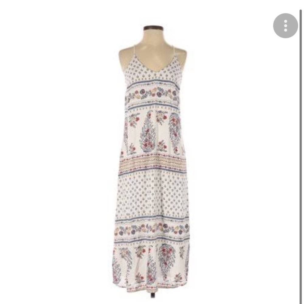 Old Navy Lined Floral Multicolor Maci Dress